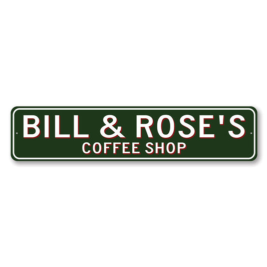 Personalized Coffee Shop Sign