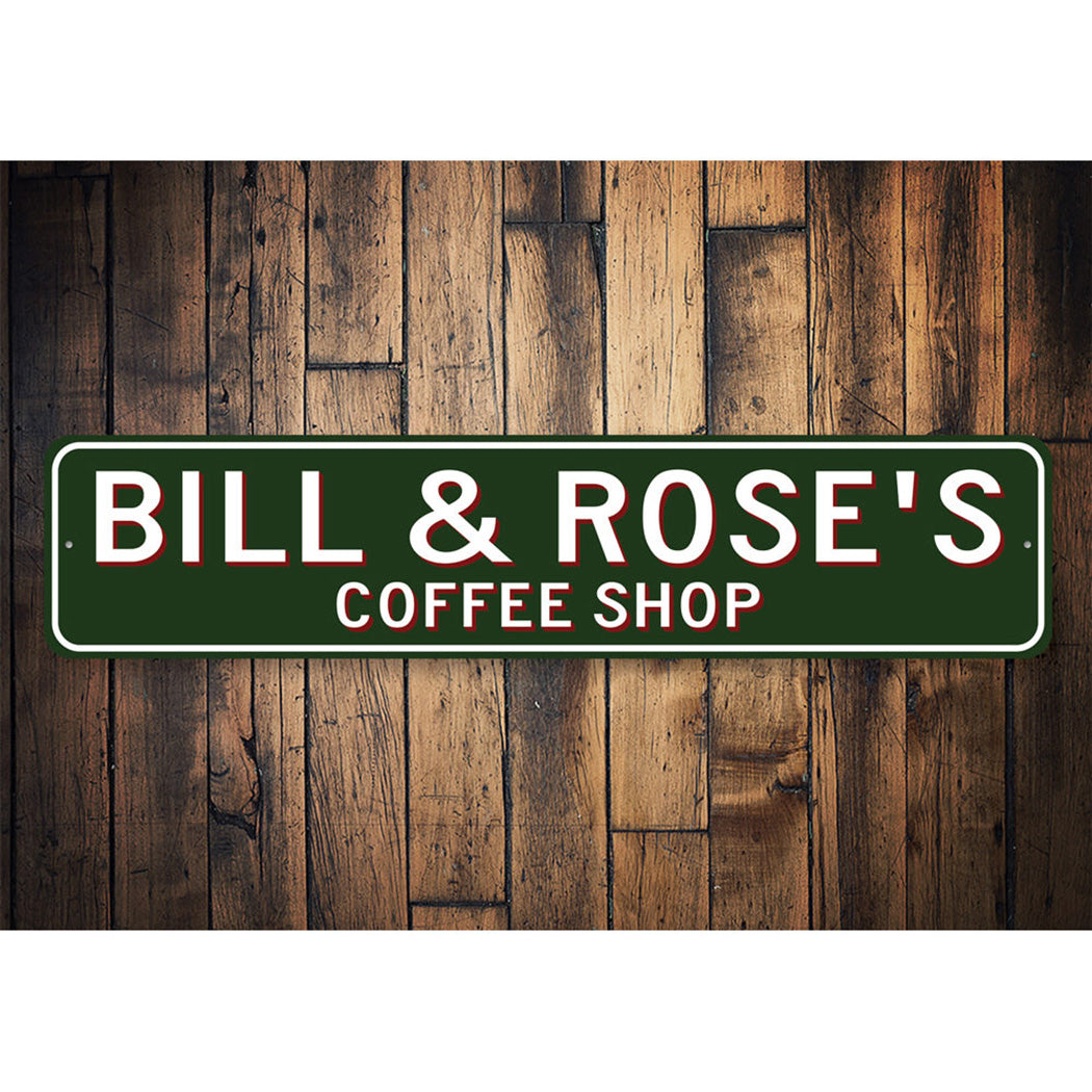 Personalized Coffee Shop Sign