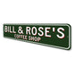 Personalized Coffee Shop Sign