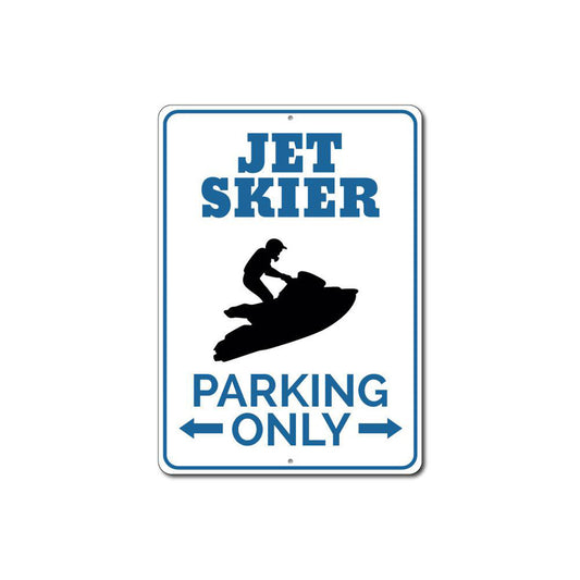 Jet Skier Parking Sign