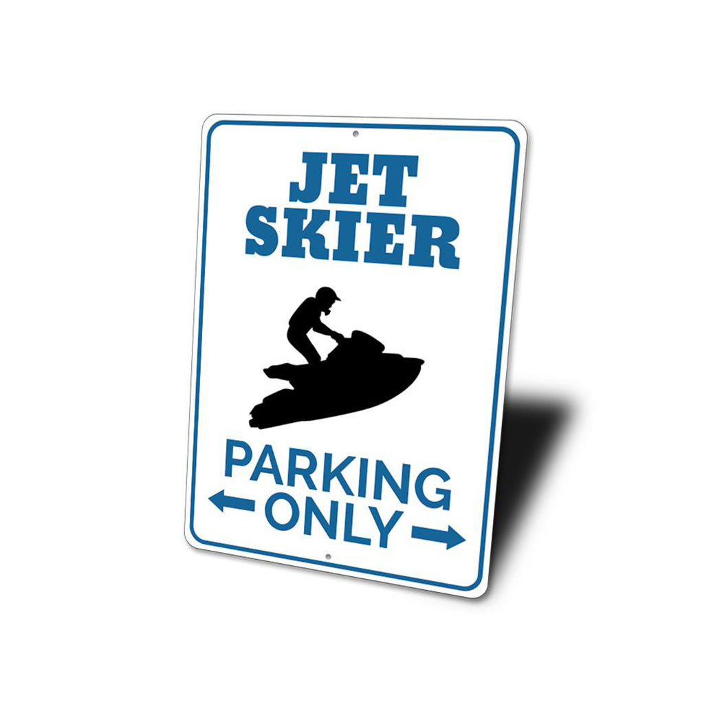 Jet Skier Parking Sign