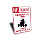 Four Wheeler Parking Sign