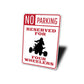 Four Wheeler Parking Sign