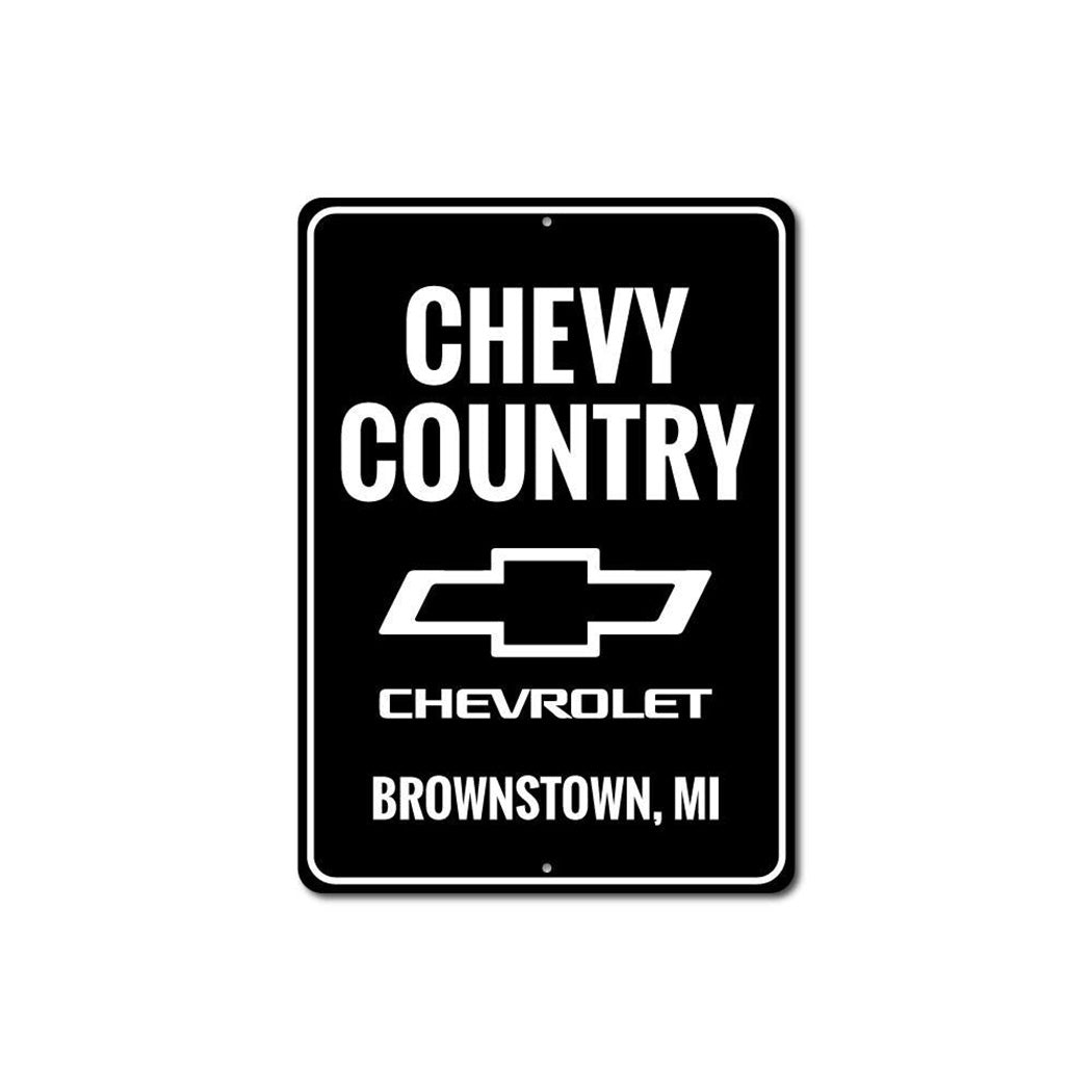 Chevy Country Sign