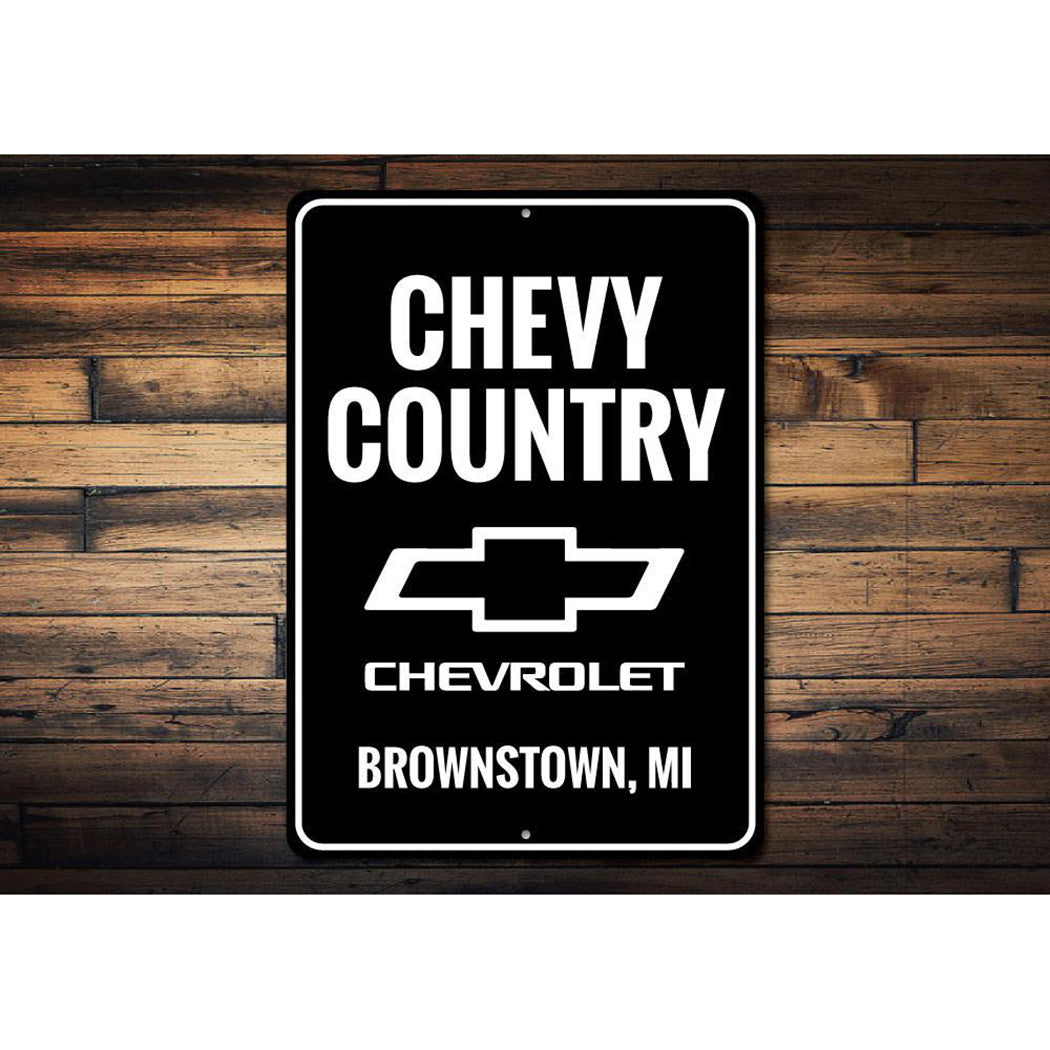 Chevy Country Sign