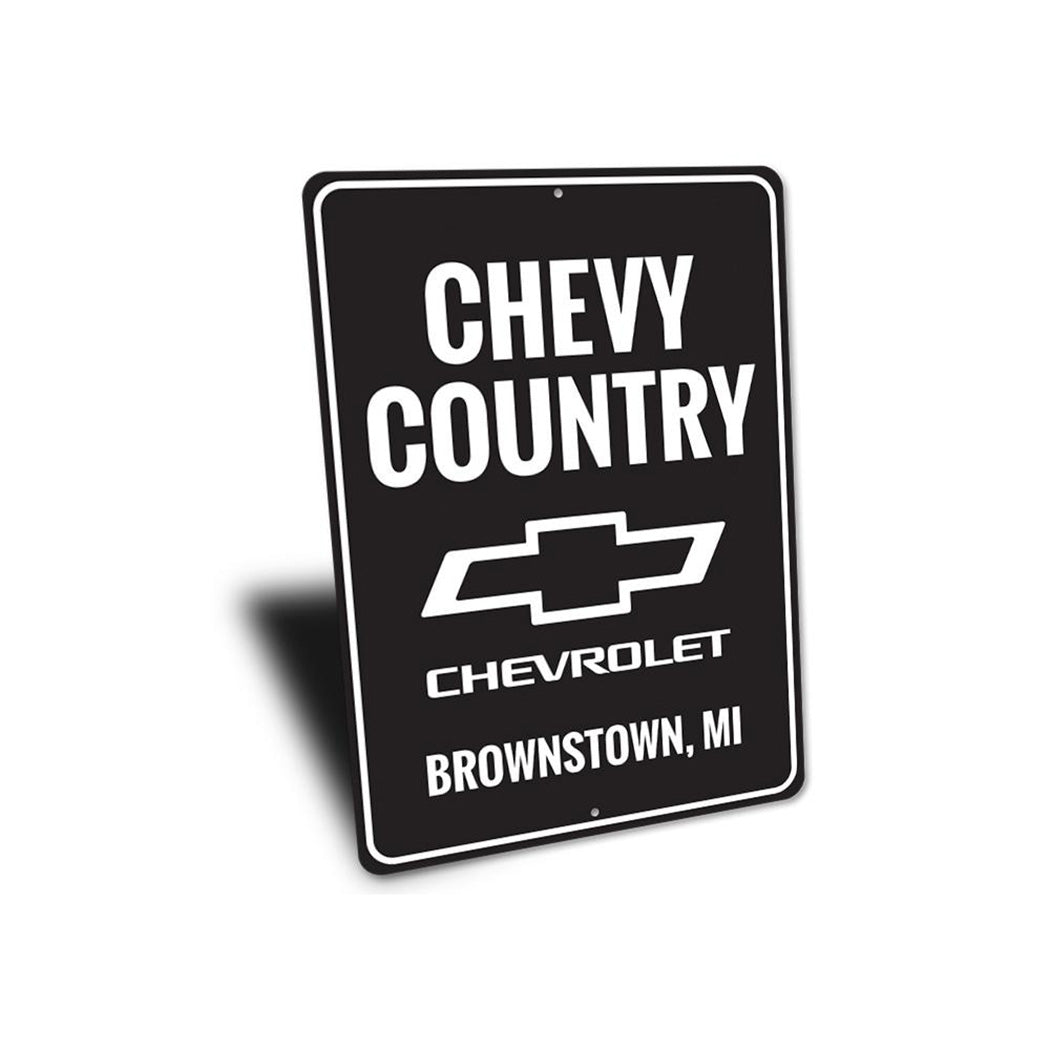 Chevy Country Sign