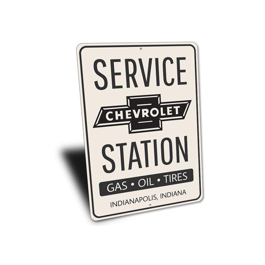 Chevy Service Station Sign