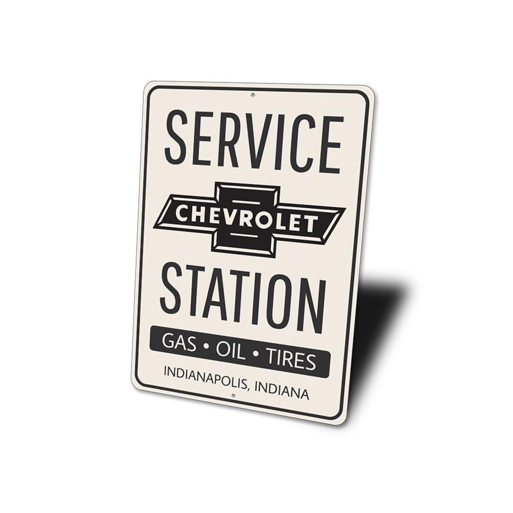 Chevy Service Station Sign