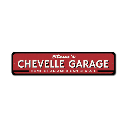 Chevy Chevelle Metal Sign