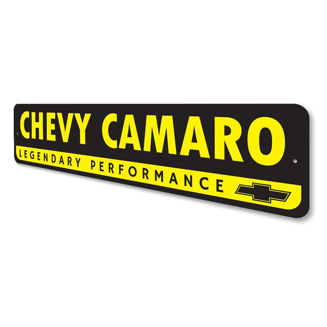 Chevy Logo Camaro Sign