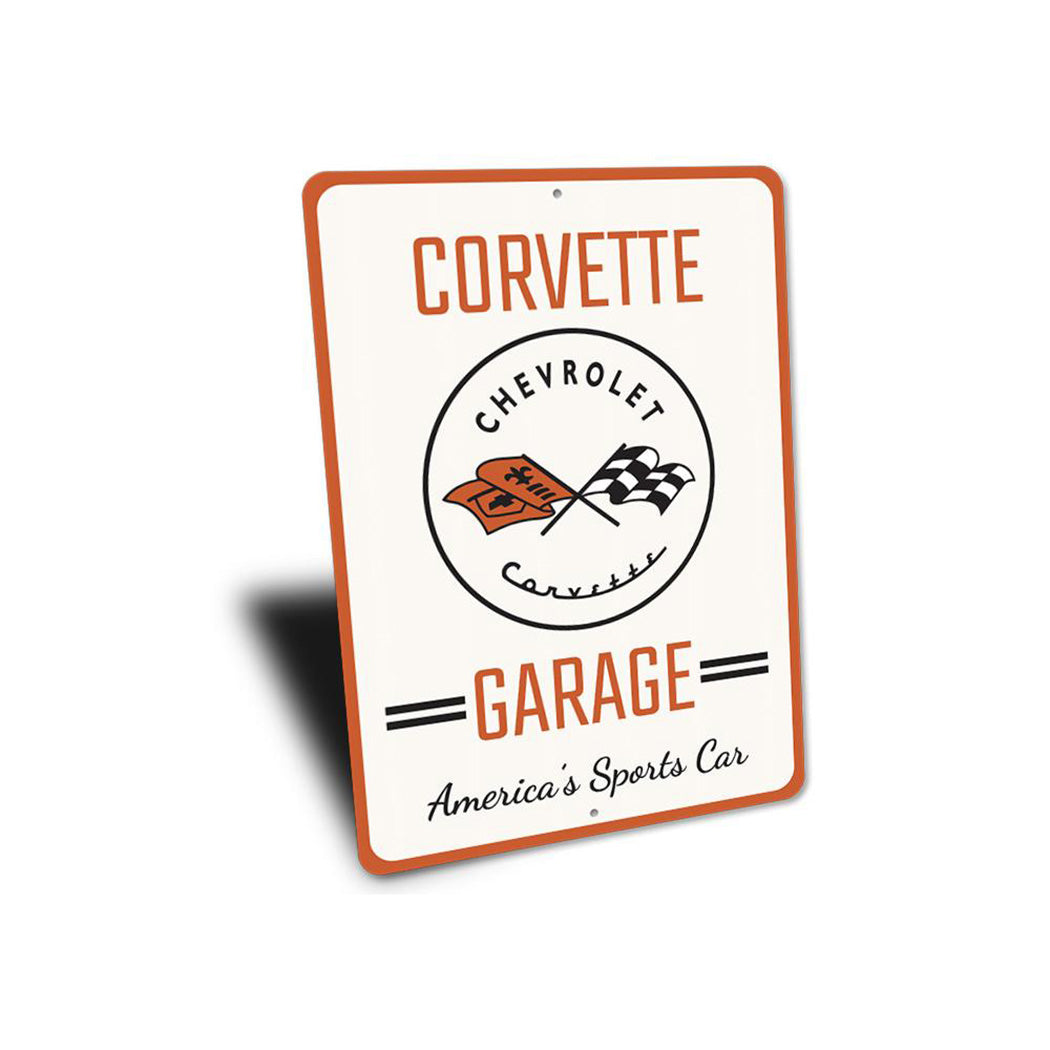 Corvette Sports Car Sign