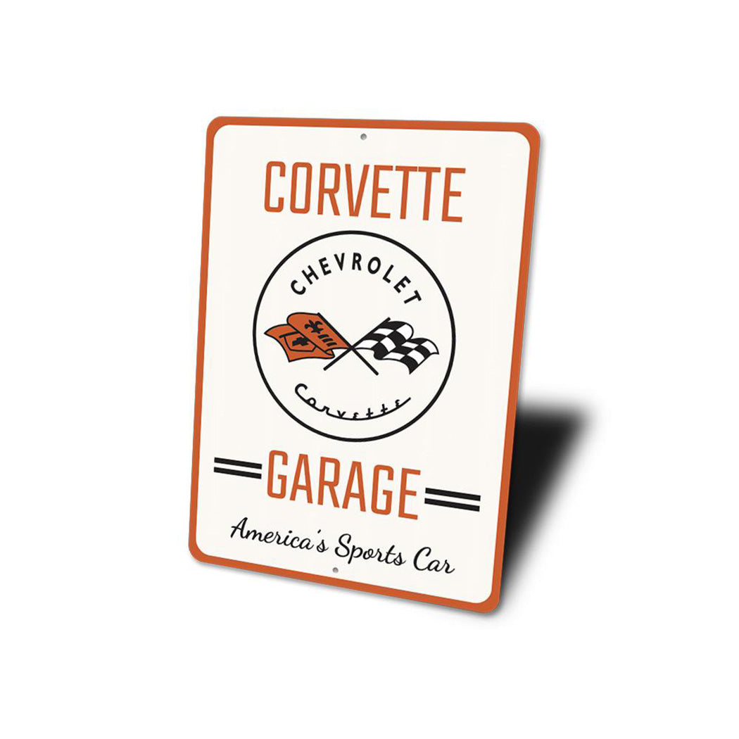 Corvette Sports Car Sign