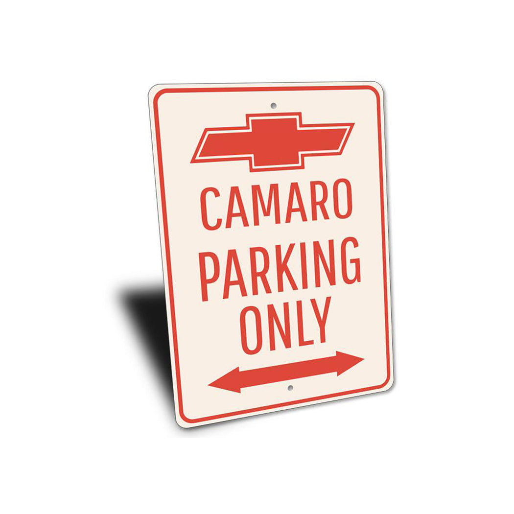 Camaro Parking Only Sign