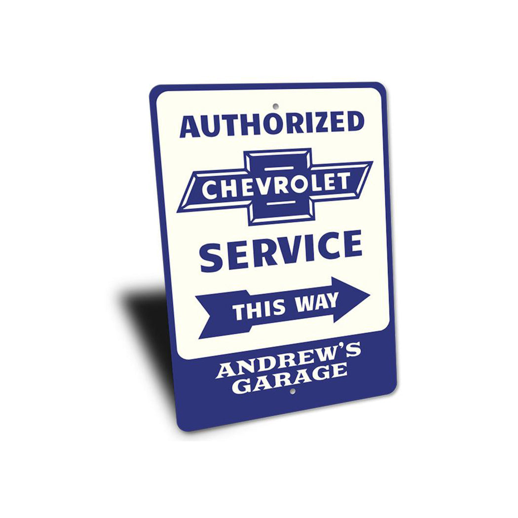 Chevrolet Service Sign