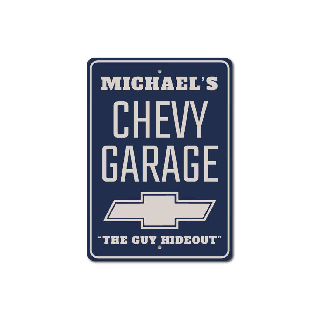 Chevy Logo Garage Sign