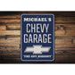 Chevy Logo Garage Sign