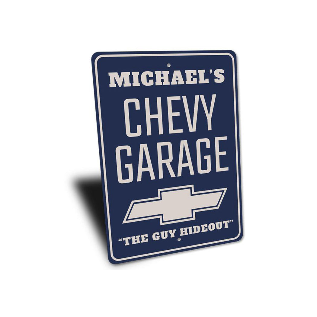 Chevy Logo Garage Sign