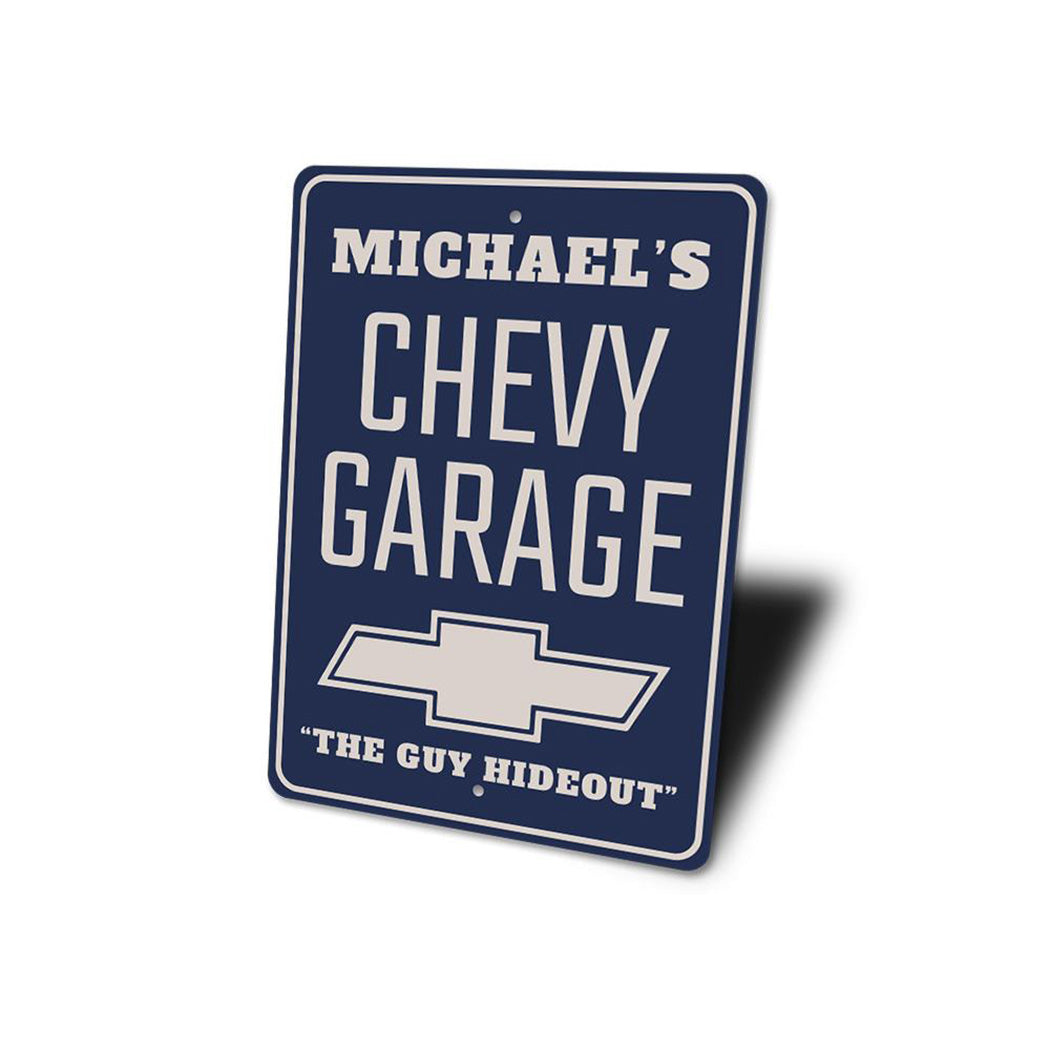 Chevy Logo Garage Sign