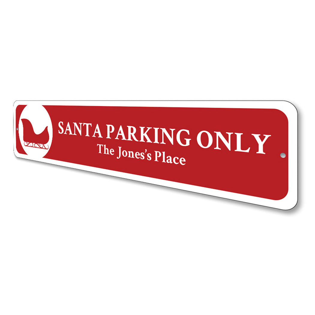 Santa Parking Sign