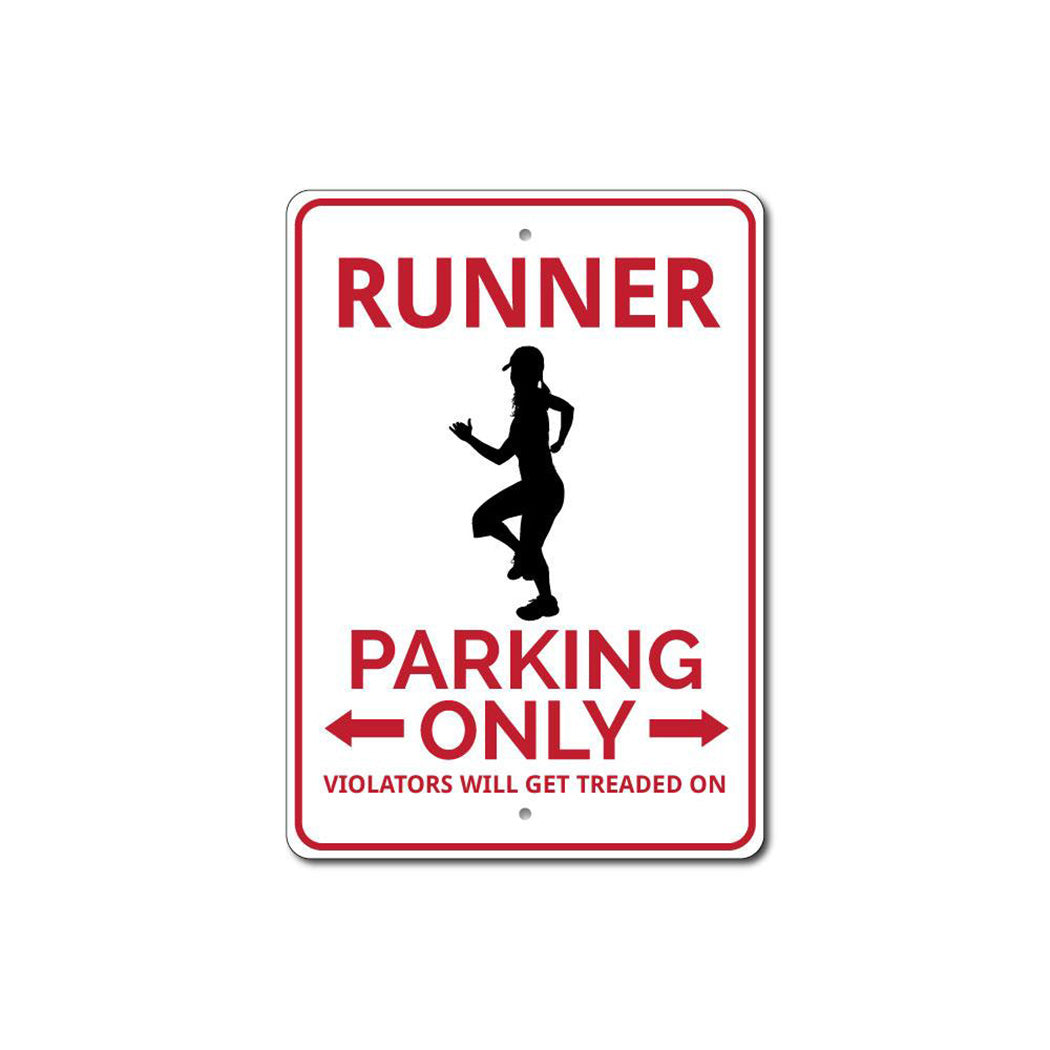 Runner Parking Sign