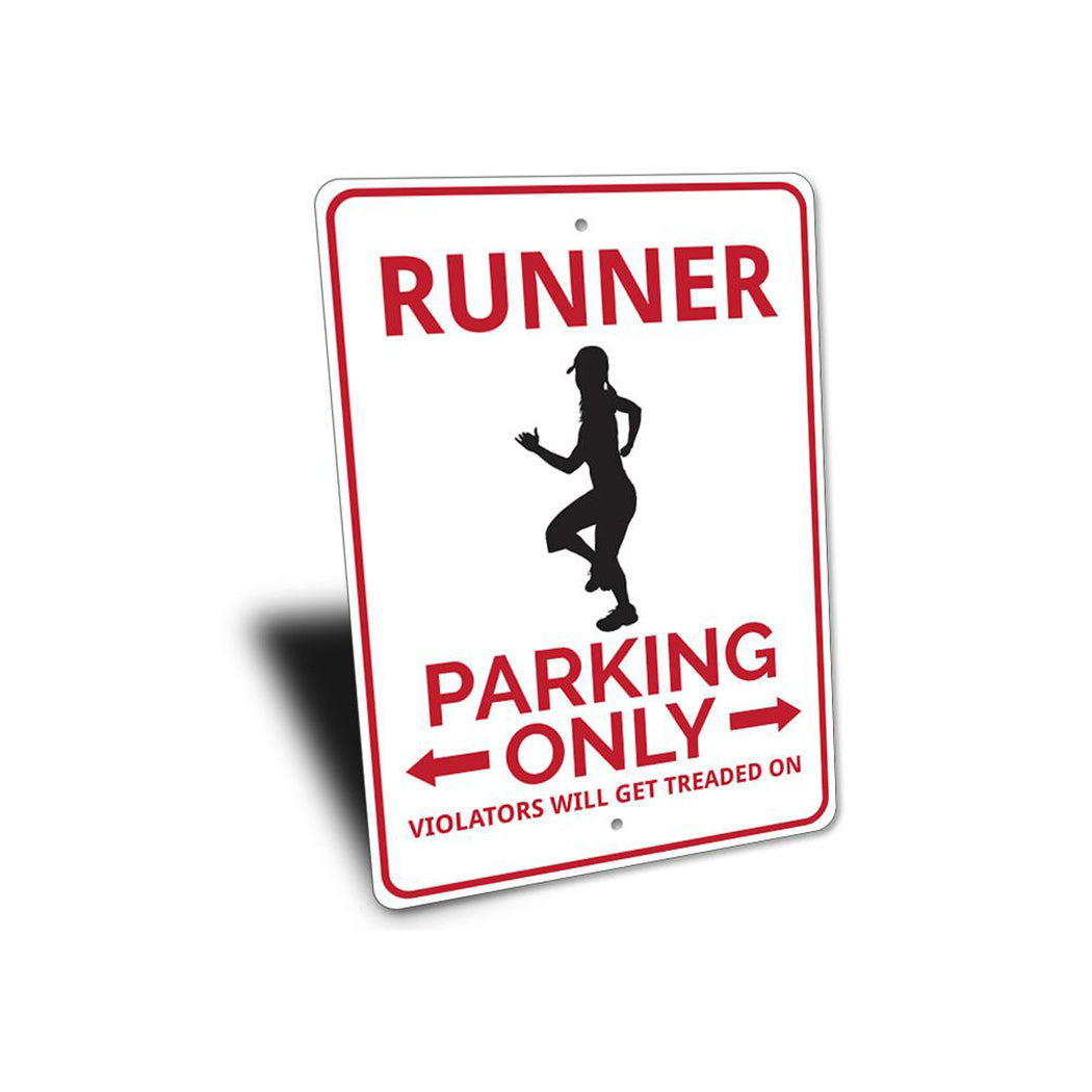 Runner Parking Sign