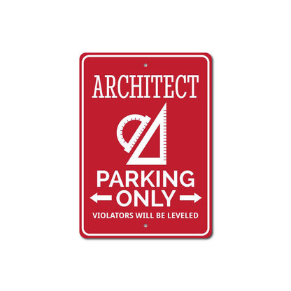 Architect Parking Sign
