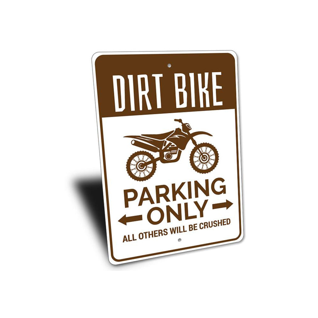 Dirt Bike Parking Sign