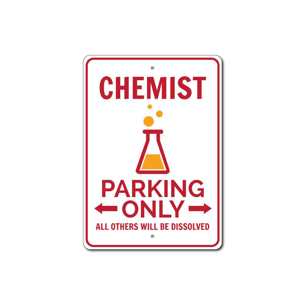 Chemist Parking Sign