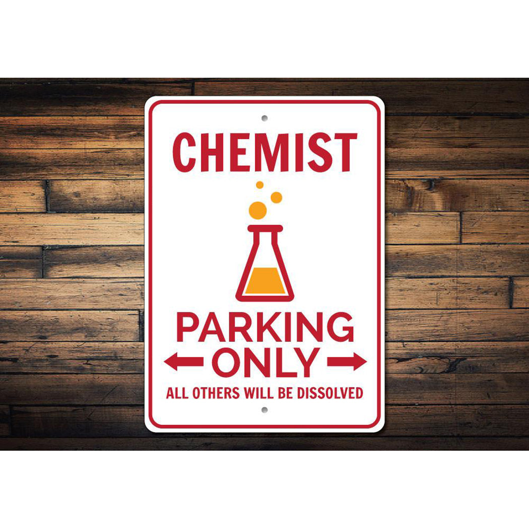 Chemist Parking Sign