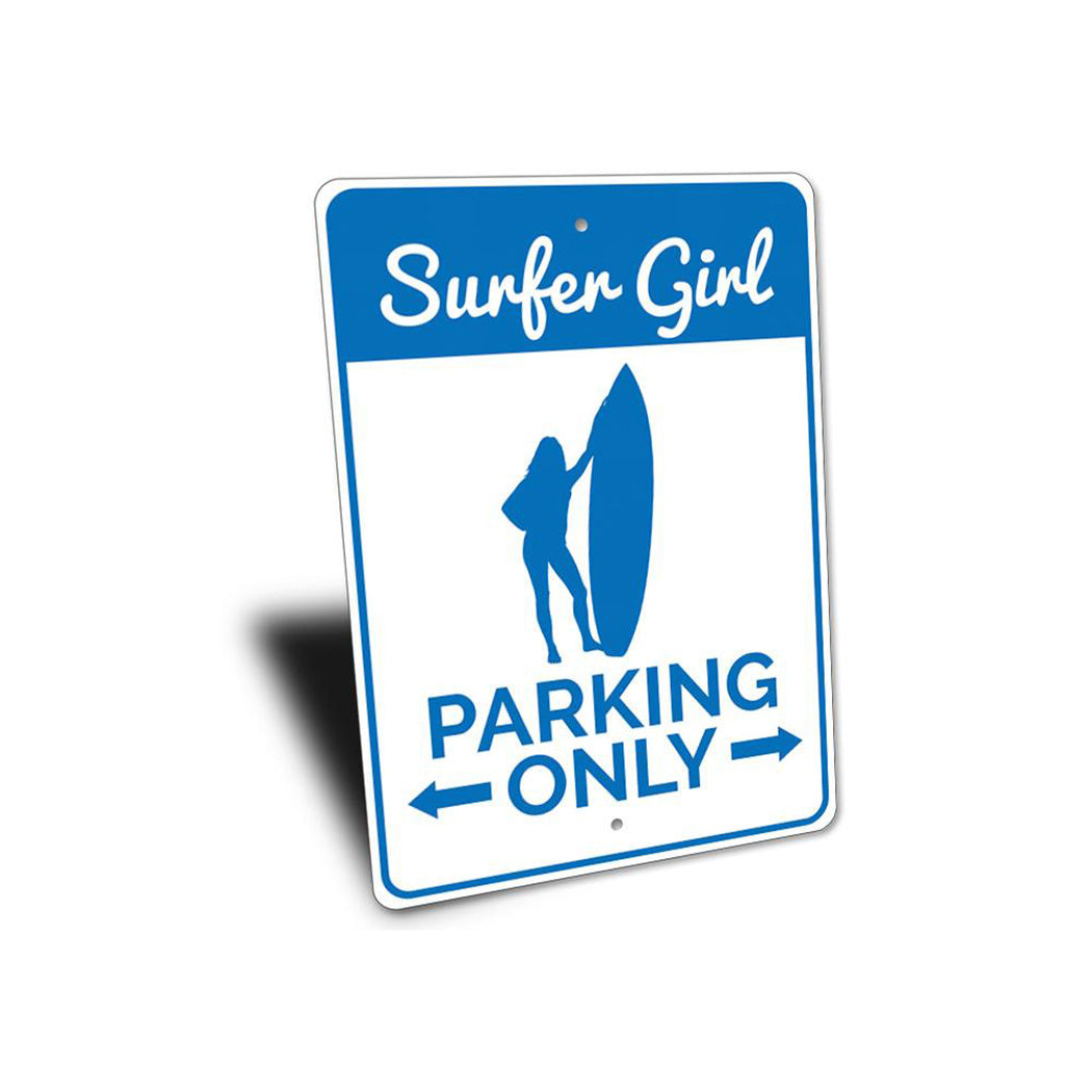 Surfer Girl Parking Sign