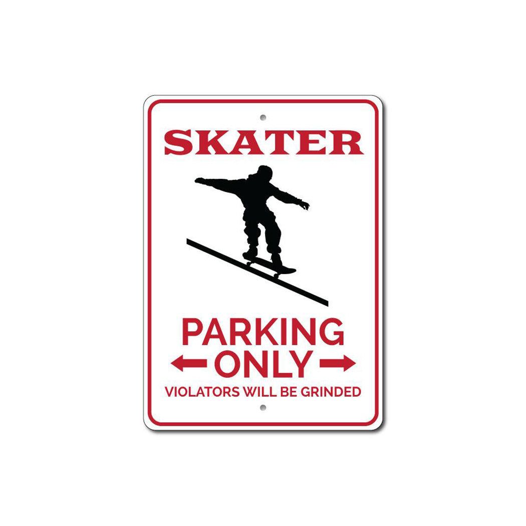 Skater Parking Sign