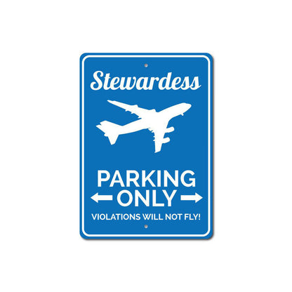 Stewardess Parking Sign