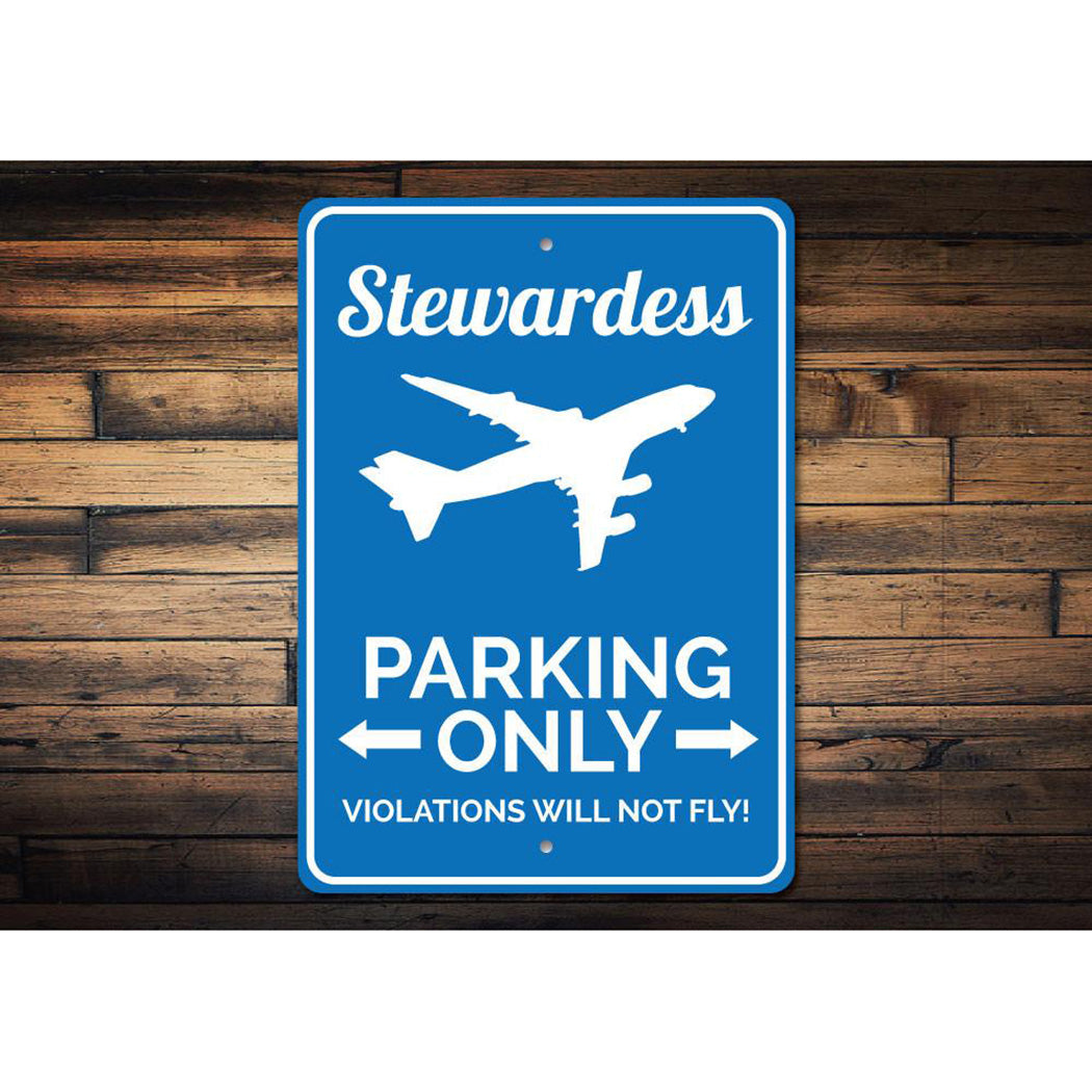 Stewardess Parking Sign