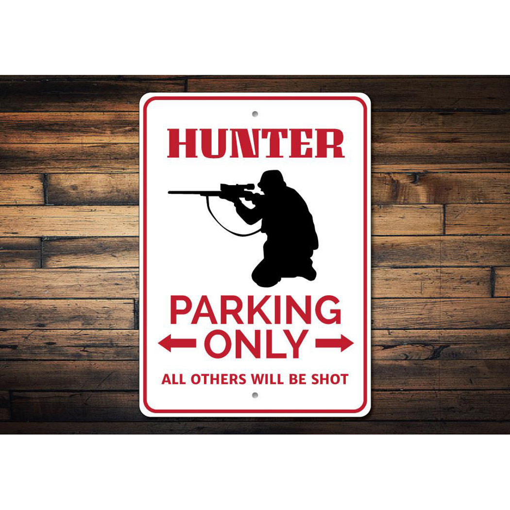 Hunter Parking Sign