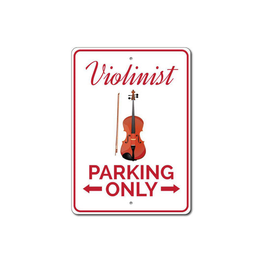 Violinist Parking Sign