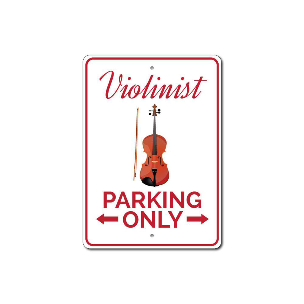 Violinist Parking Sign