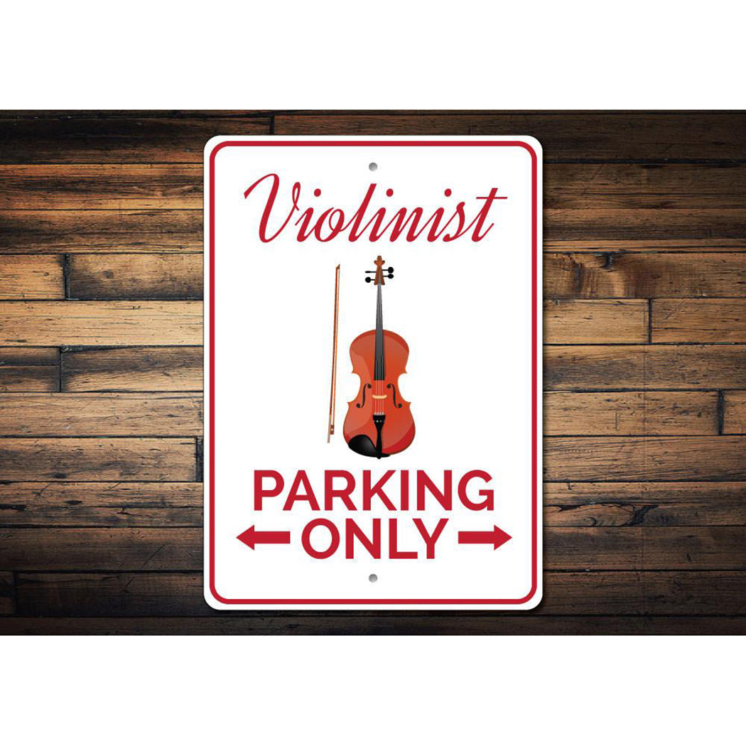 Violinist Parking Sign