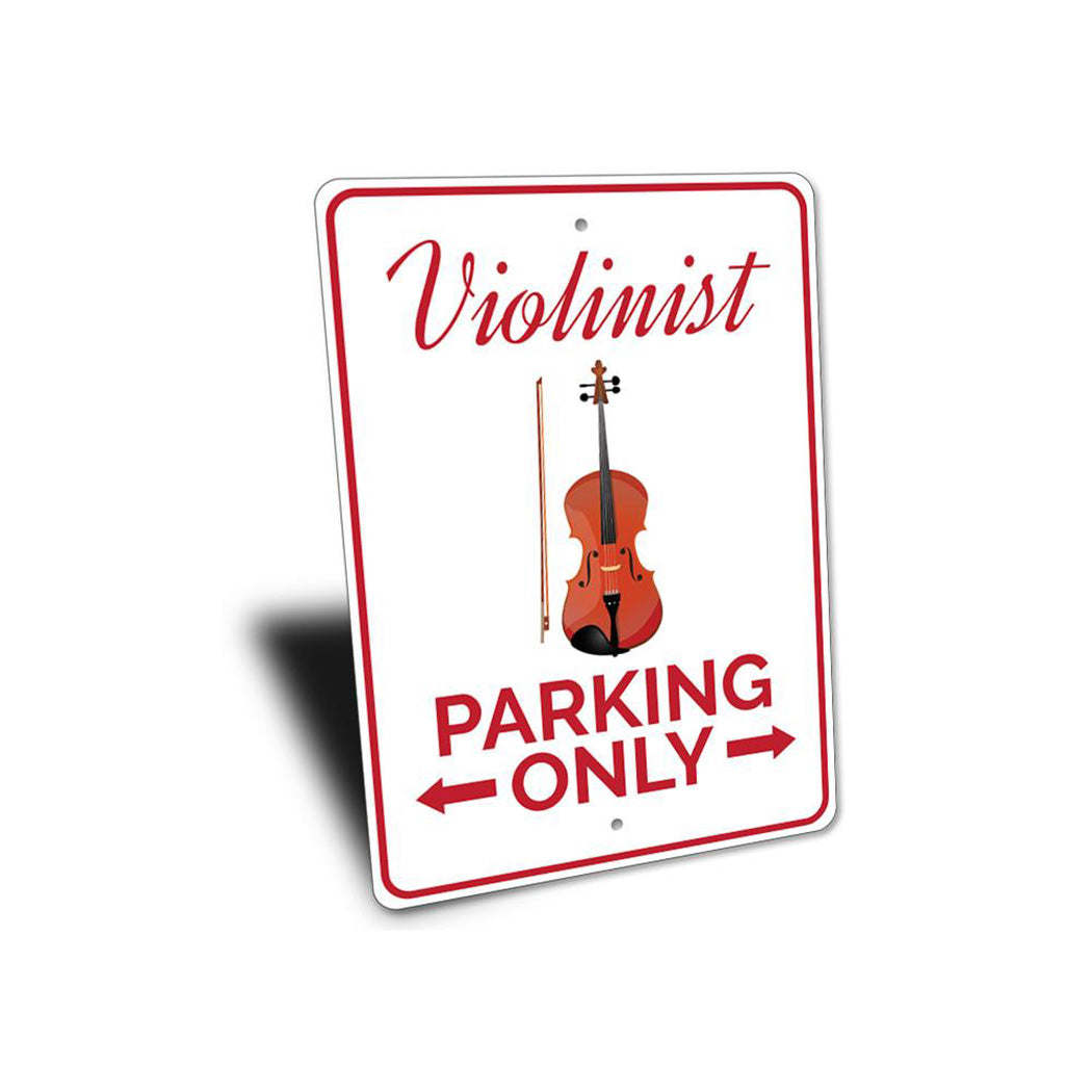 Violinist Parking Sign