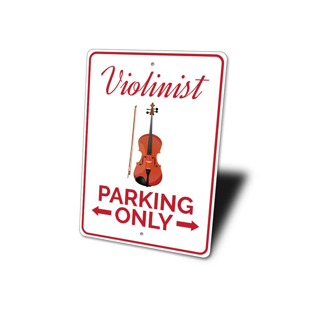 Violinist Parking Sign