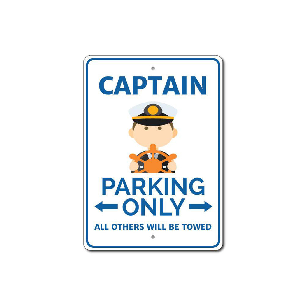 Ship Captain Parking Sign