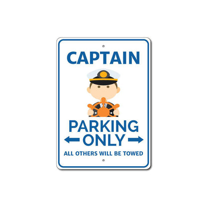 Ship Captain Parking Sign