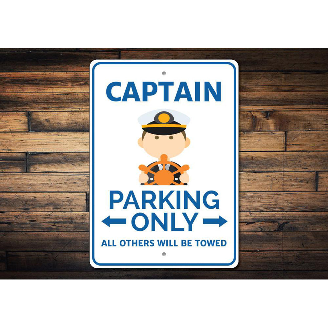 Ship Captain Parking Sign