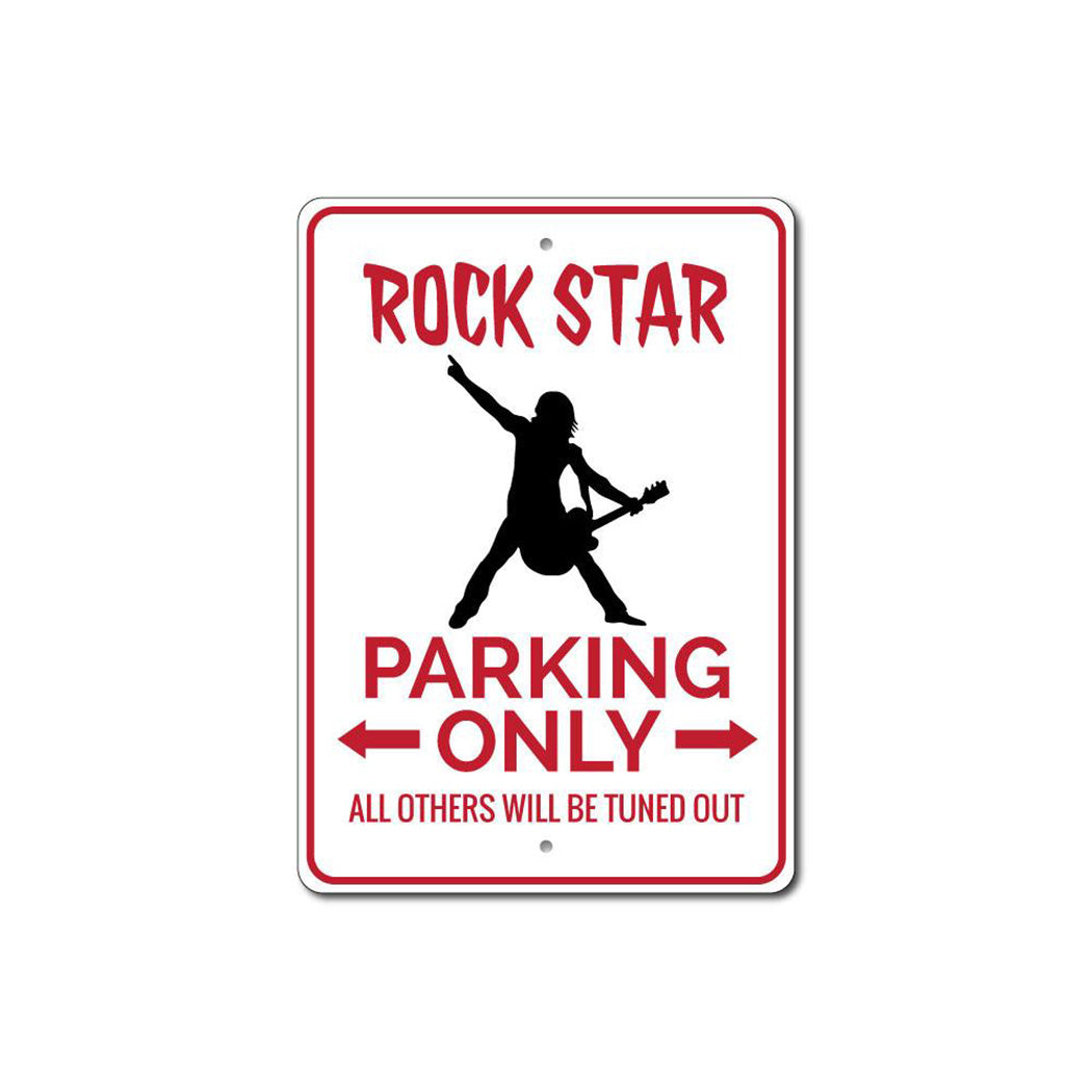 Rock Star Parking Sign