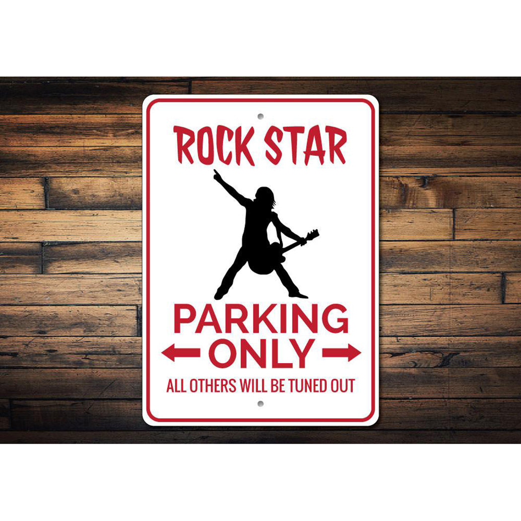 Rock Star Parking Sign