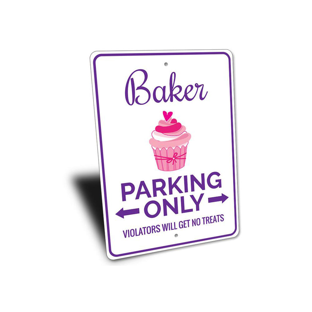 Baker Parking Sign