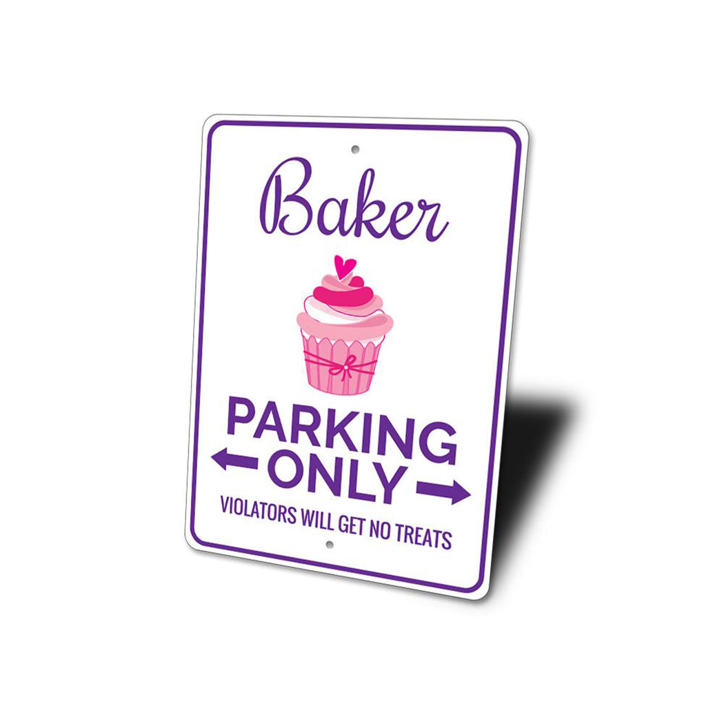 Baker Parking Sign