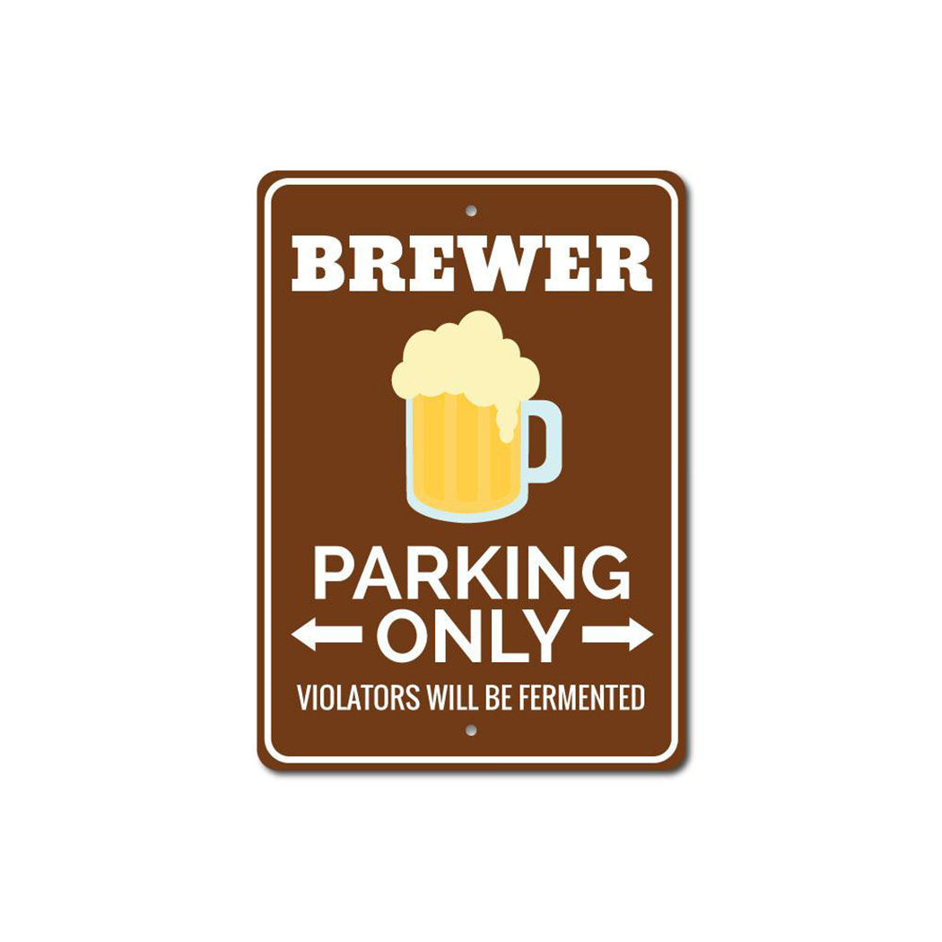 Brewer Parking Sign