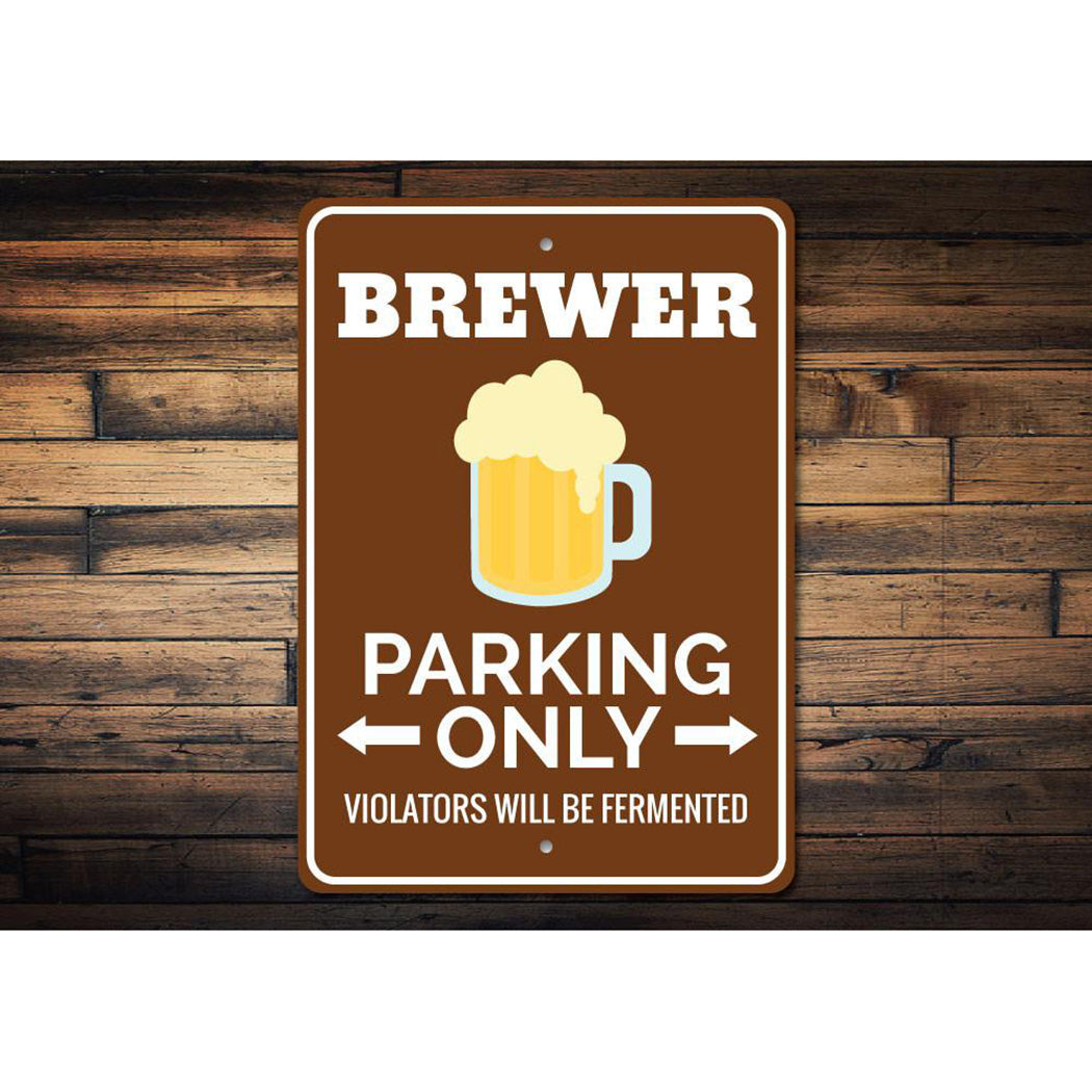 Brewer Parking Sign