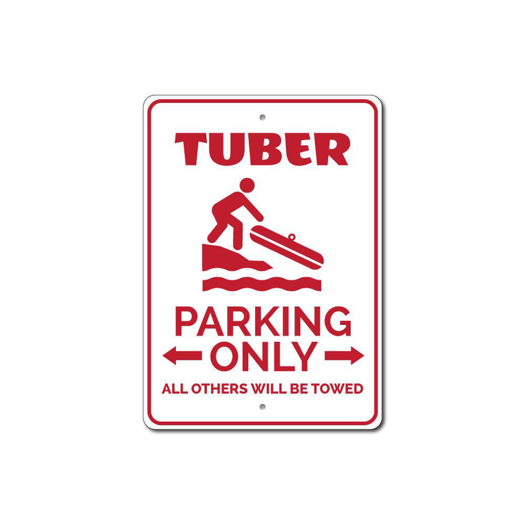 Tuber Parking Metal Sign