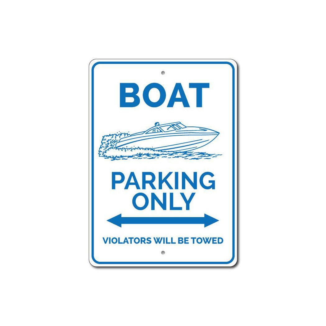 Boat Parking Sign